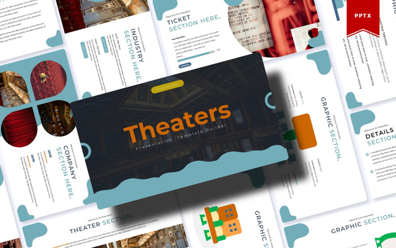 Théâtres | Modèle PowerPoint