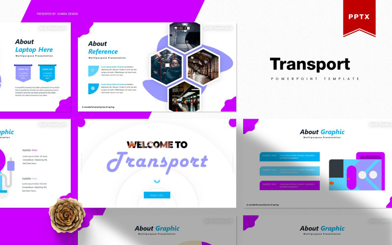 Transport | Szablon programu PowerPoint