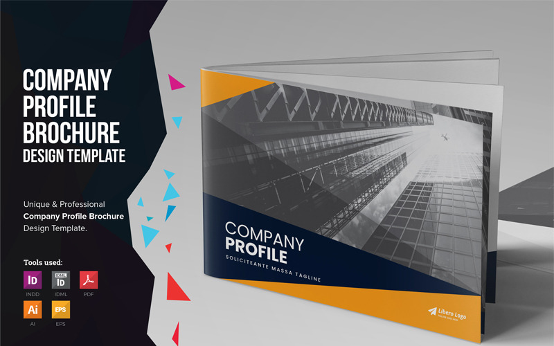 CorpL - Brochure de profil d'entreprise - Modèle d'identité d'entreprise