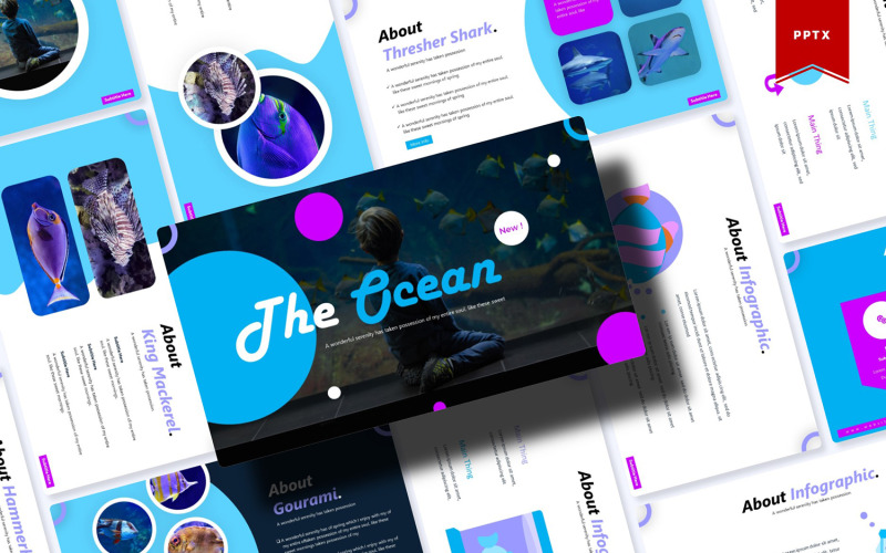 De oceaan | PowerPoint-sjabloon
