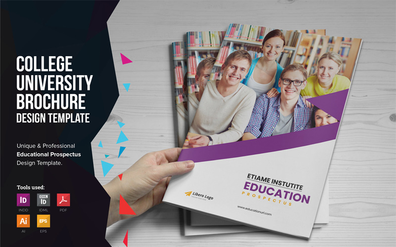 Download Фирменный стиль "Fasemy - Education Prospectus Brochure - Corporate Identity Template" / Fasemy - Education Prospectus Brochure - Corporate Identity Template - Фирменный стиль на тему графика education brochure catalog trifold leaflet flyer school college university study prospectus newsletter magazine student real estate travel agency medical institute