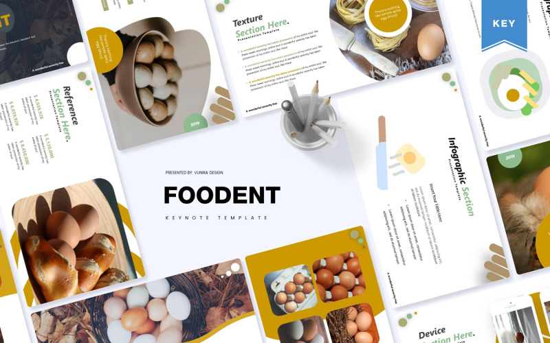 Foodent - Keynote-sjabloon