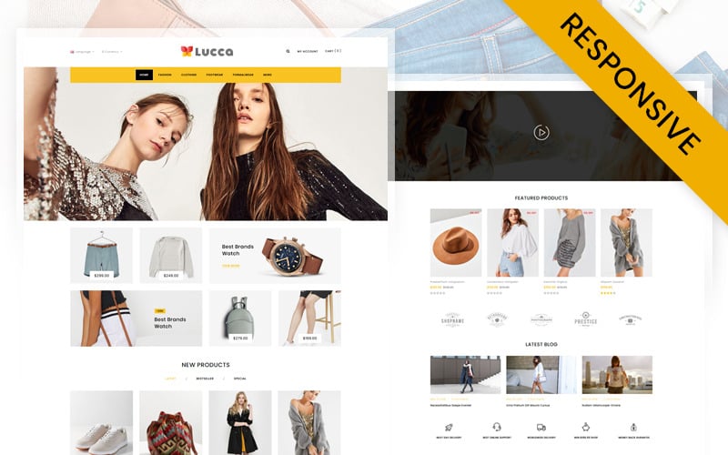 Lucca - Fashion Store OpenCart Responsive Template