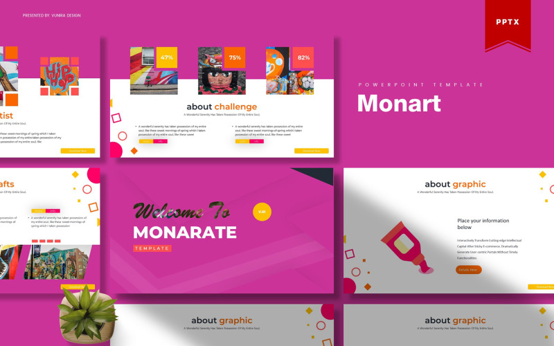 Монарт | Шаблон PowerPoint