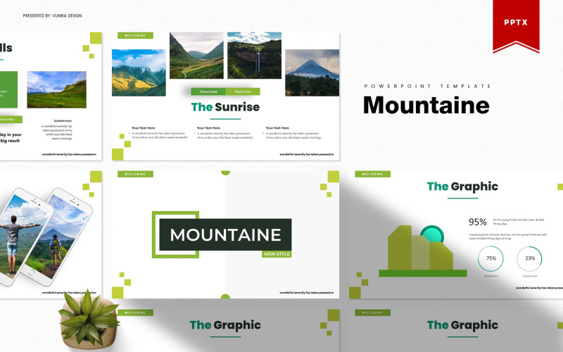 Montagne | Modèle PowerPoint