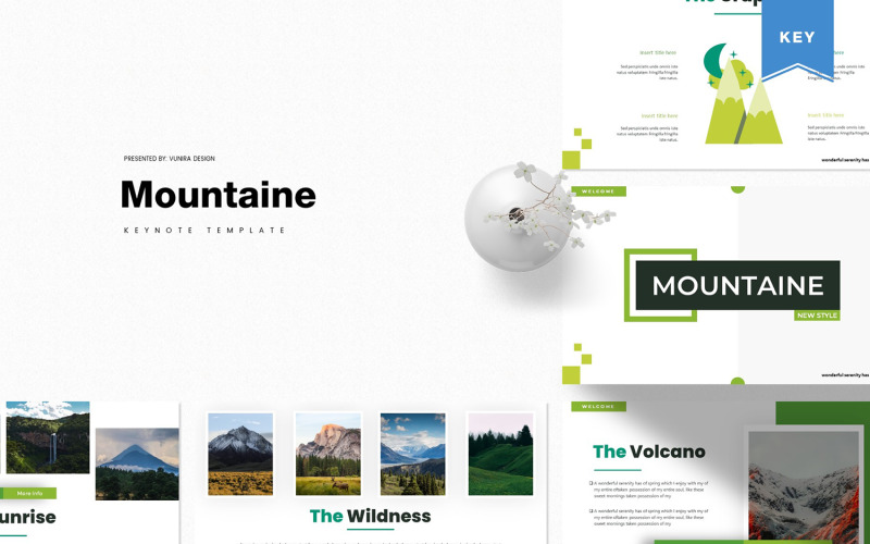 Mountaine - Modèle Keynote