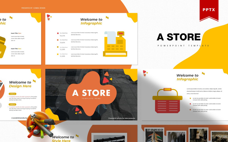 Un magasin | Modèle PowerPoint