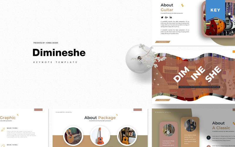 Dimineshe - modello di Keynote