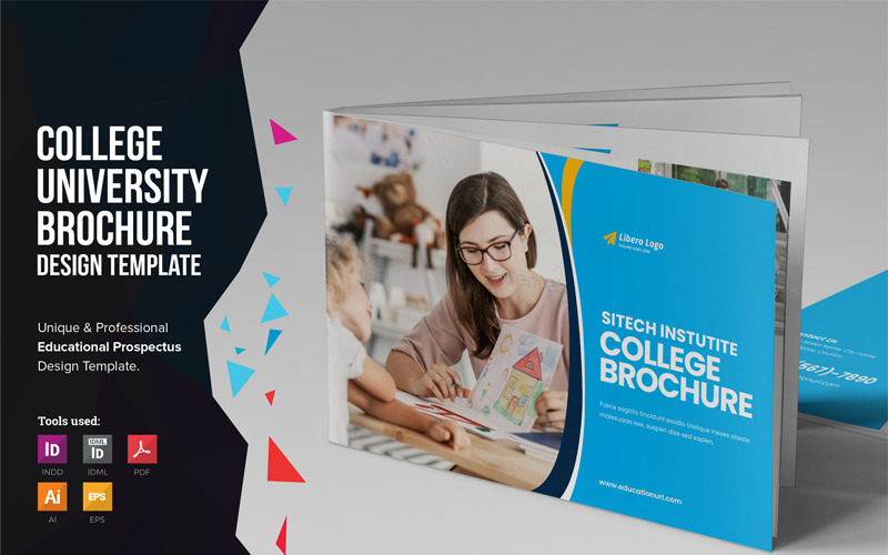 Download Фирменный стиль "EducureH - Education Prospectus Brochure - Corporate Identity Template" / EducureH - Education Prospectus Brochure - Corporate Identity Template - Фирменный стиль на тему графика education brochure catalog trifold leaflet flyer school college university study prospectus newsletter magazine instute student travel medical real-estate mockup education-brochure