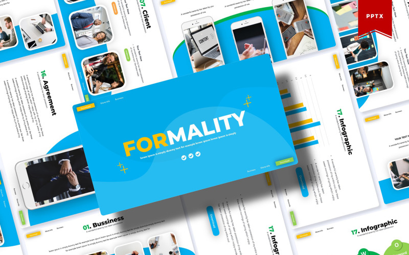 Formalidade | Modelo do PowerPoint