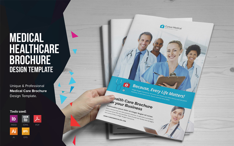 MediOne - Brochure Medical HealthCare - Modello di identità aziendale