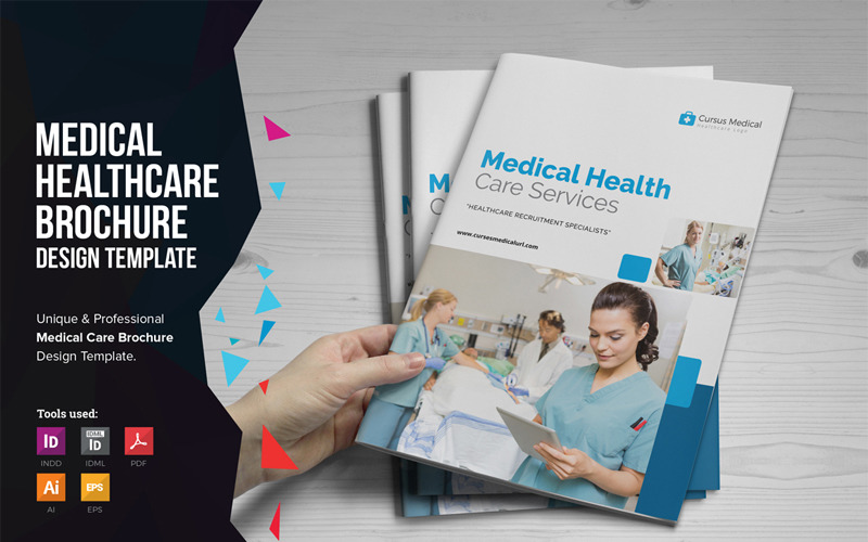 Medusa - Brochure Medical HealthCare - Modello di identità aziendale