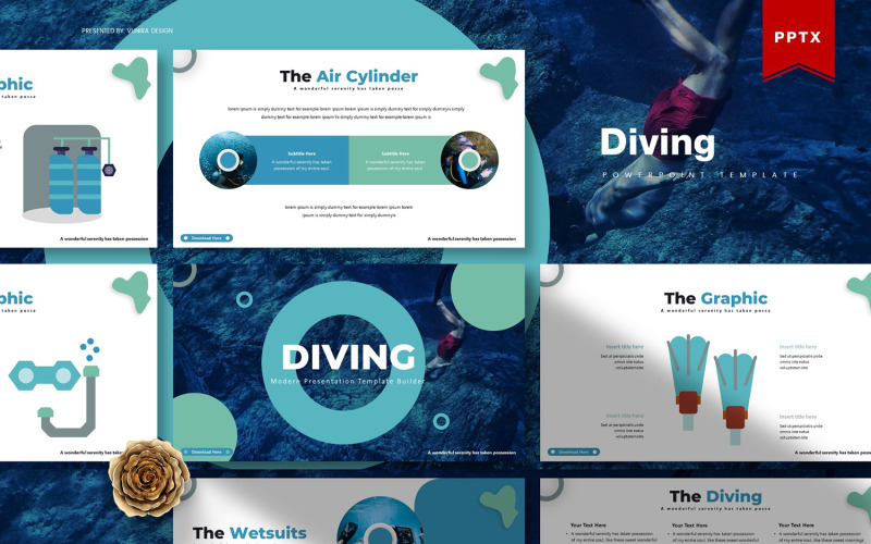 Potápění | PowerPoint šablona