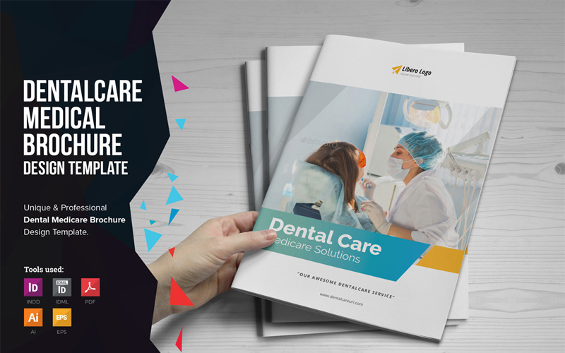 Download Фирменный стиль "Sirona - Dental Medicare Brochure - Corporate Identity Template" / Sirona - Dental Medicare Brochure - Corporate Identity Template - Фирменный стиль на тему графика brochure clinical dentist design graphic health healthcare care catalog service insurance medical flyer brochures template dental clinic medicare solutions treatment