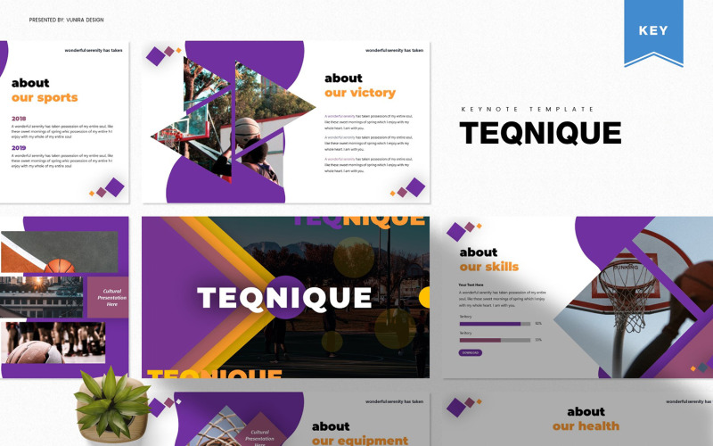 Teqnique - Modèle Keynote