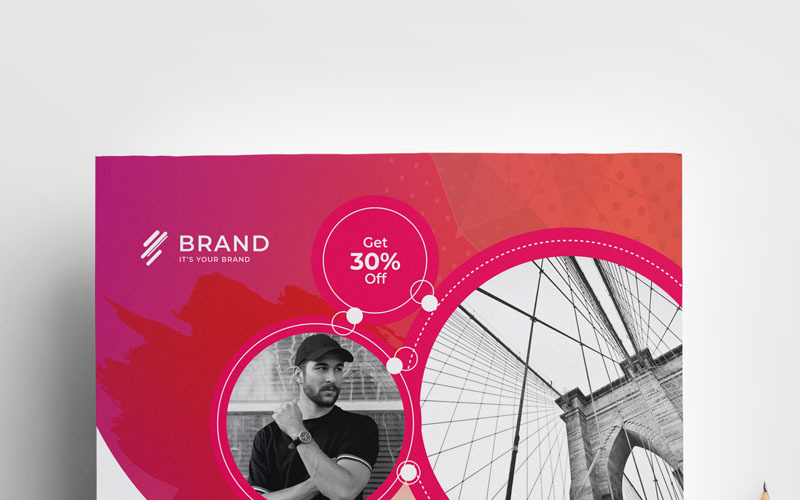 Download Фирменный стиль "Brand - Best Creative Business Flyer - Corporate Identity Template" / Brand - Best Creative Business Flyer - Corporate Identity Template - Фирменный стиль на тему графика flyer corporate corporate creative flyer travel business card card liflet computer internet stationery id kit blue hi-quality official symple green