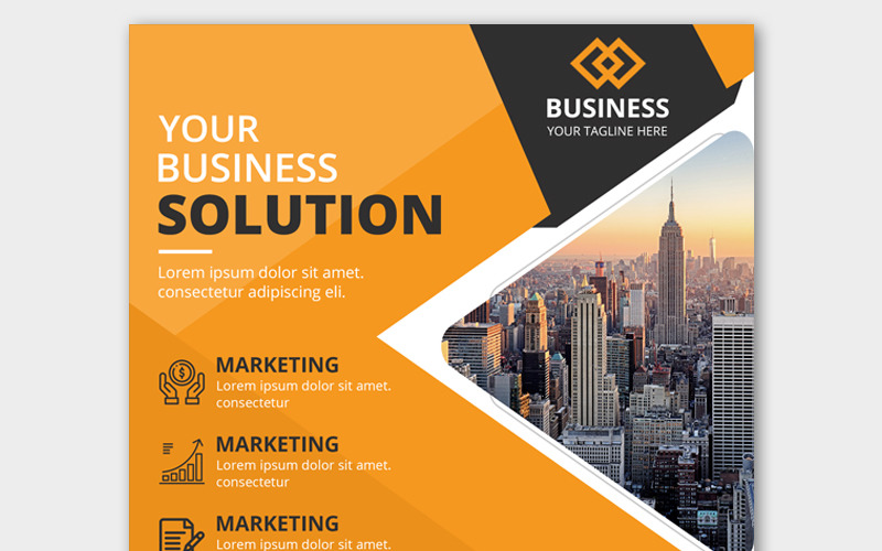 Download Шаблон для соцсетей "Business Banner template Social Media Template" / Business Banner template Social Media Template - Шаблон для соцсетей на тему графика banner corporate creative to ads design square coupon graphics template post agency cover business psd abstract facebook multipurpose professional brand