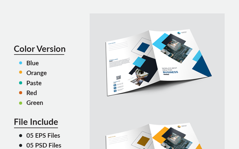 Download Фирменный стиль "IT Presentation Floder - Corporate Identity Template" / IT Presentation Floder - Corporate Identity Template - Фирменный стиль на тему графика abstract art artistic blue building computer corporate graph graphic green hi-quality id kit internet logo modern multimedia official photo play