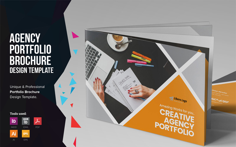 Download Фирменный стиль "Notioh - Digital Agency Portfolio Brochure - Corporate Identity Template" / Notioh - Digital Agency Portfolio Brochure - Corporate Identity Template - Фирменный стиль на тему графика creative agency brochure catalog trifold digital portfolio leaflet showcase product photography design service corporate multipurpose graphic designer web work samples