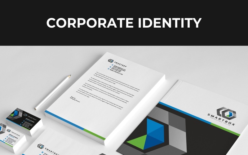 Download Фирменный стиль "Smart Box - Corporate Identity Template" / Smart Box - Corporate Identity Template - Фирменный стиль на тему графика advisory blue business cd compliment slip consulting corporate identity dance dvd envelope facebook folder gym gymnastics health human invoice letterhead