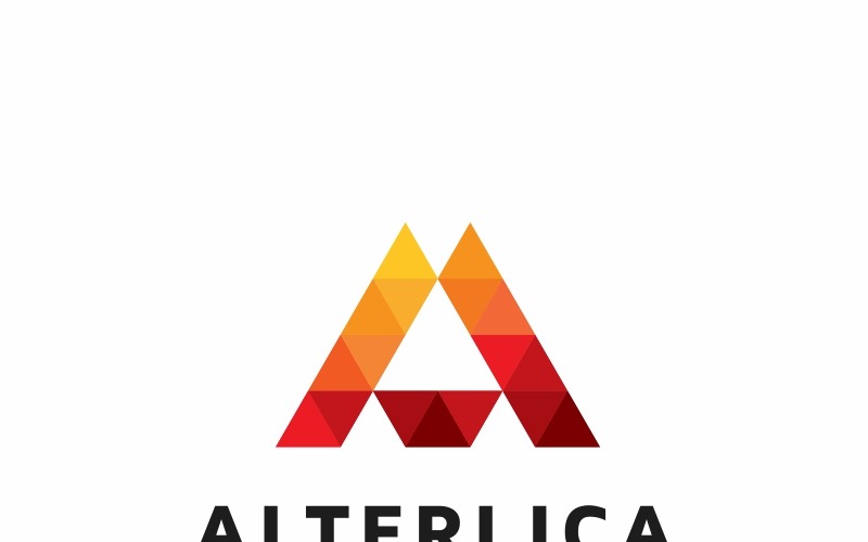 Download Шаблон логотипа "Alterlica-A Letter Polygon Logo Template" / Alterlica-A Letter Polygon Logo Template - Шаблон логотипа на тему графика a agency business colorful colors concept connect connection creative dynamic industry marketing media mobius logo modern multimedia software studio tech
