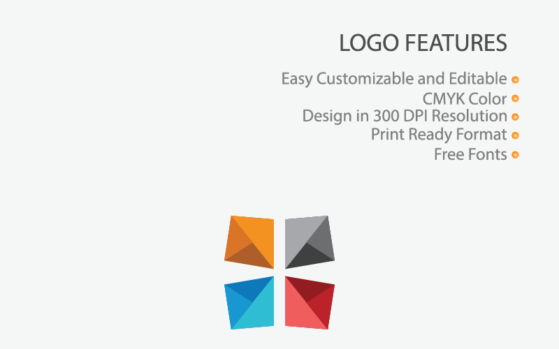 Download Шаблон логотипа "4 Color Diamond Logo Template" / 4 Color Diamond Logo Template - Шаблон логотипа на тему графика illustration diamond abstract shape graphic vector logo design color symbol template luxury shine blue creative modern logotype concept shiny stone