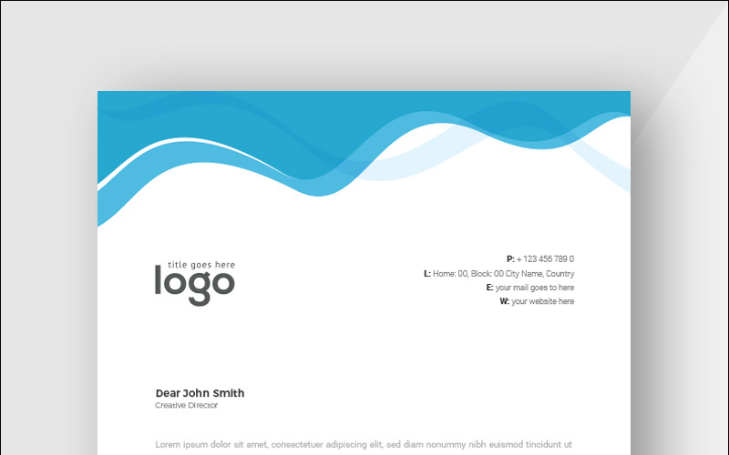 Download Фирменный стиль "Creative Letterhead - Corporate Identity Template" / Creative Letterhead - Corporate Identity Template - Фирменный стиль на тему графика simply graphics template clean professional illustration logo style letter corporate print layout creative abstract corporation contract business letterhead headline vector