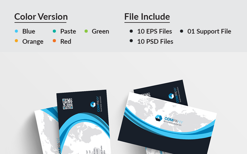 Download Фирменный стиль "RAD Business Card - Corporate Identity Template" / RAD Business Card - Corporate Identity Template - Фирменный стиль на тему графика black blue business card design clean style corporate creative cyan elegant green line minimalist modern template orange personal photoshop print