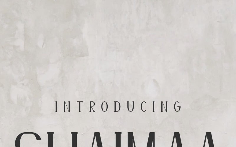 Shaimaa Lettertype