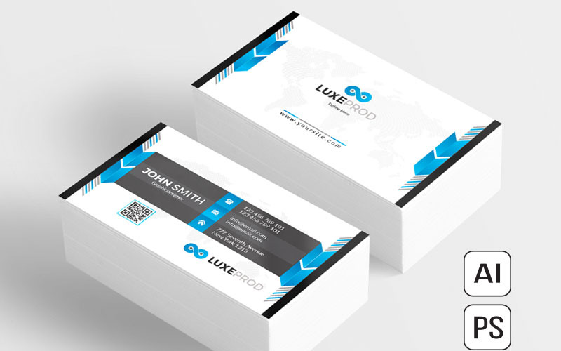 Download Фирменный стиль "Simple John Smith business card - Corporate Identity Template" / Simple John Smith business card - Corporate Identity Template - Фирменный стиль на тему графика abstract art artistic blue building computer corporate graph graphic green hi-quality id kit internet logo modern multimedia official photo play