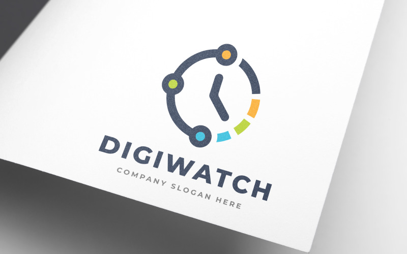 Download Шаблон логотипа "Smart Digital Watch - Time Technology Logo Template" / Smart Digital Watch - Time Technology Logo Template - Шаблон логотипа на тему графика app,application,data,date,development,digital,electronic,gadget,hour,mobile,watch,solution,technology,logo,clock,time,management,connection,communication,new
