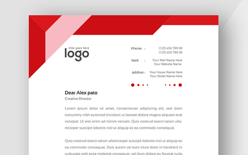 Download Фирменный стиль "Loading - Corporate Identity Template" / Loading - Corporate Identity Template - Фирменный стиль на тему графика illustration logo style letter corporate print layout creative abstract corporation contract business letterhead headline vector company design identity paper modern