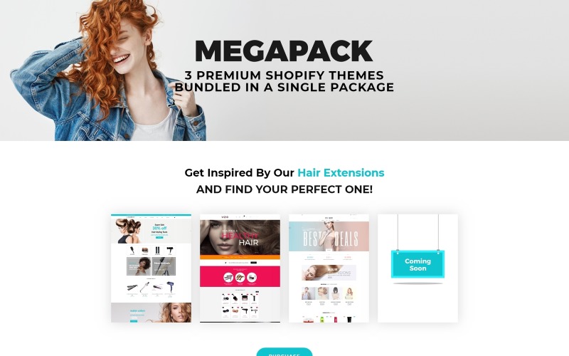 Motywy Shopify Hair Extensions - Shopify Theme