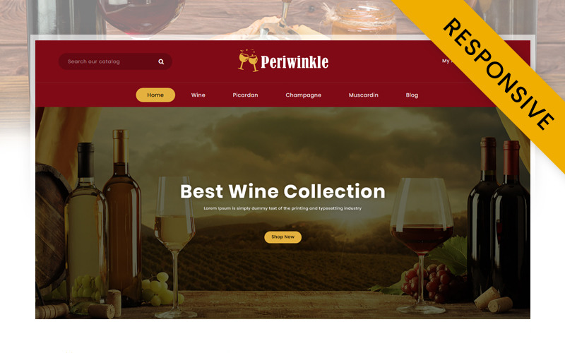 Periwinkle - Wine Store PrestaShop Theme