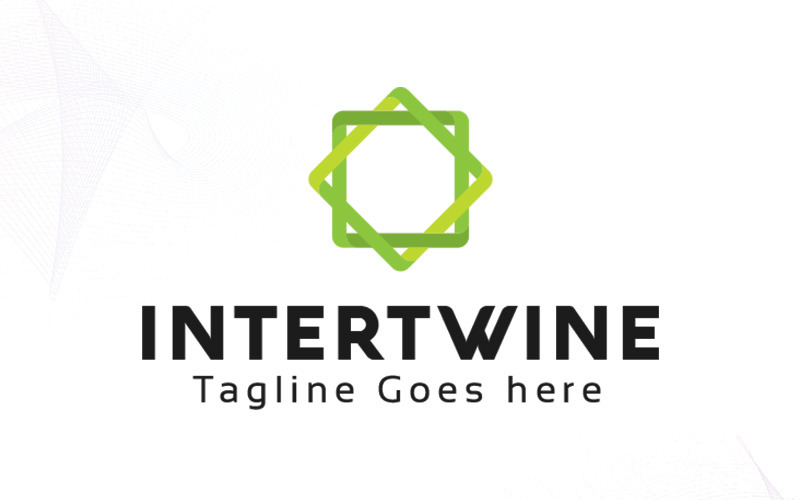 Szablon Logo Intertwine