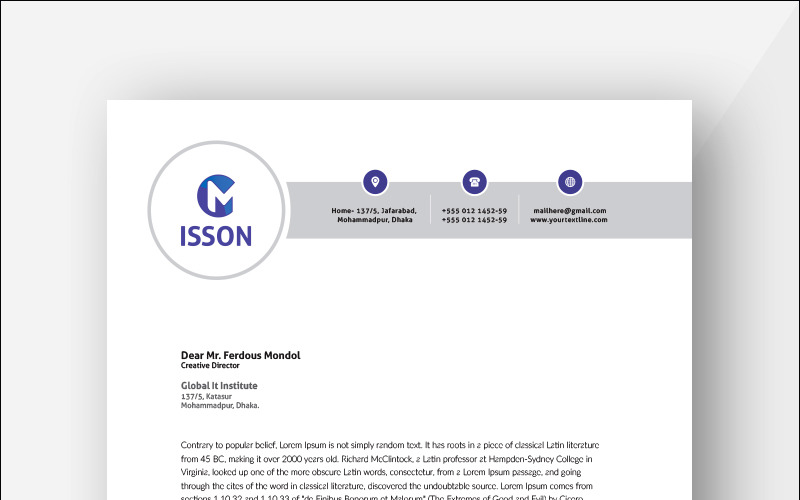 Download Фирменный стиль "Ballia - Corporate Identity Template" / Ballia - Corporate Identity Template - Фирменный стиль на тему графика simply graphics template clean professional illustration logo style letter corporate print layout creative abstract corporation contract business letterhead headline vector