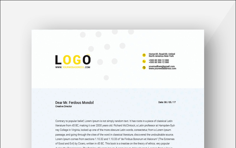 Download Фирменный стиль "Bodigia - Corporate Identity Template" / Bodigia - Corporate Identity Template - Фирменный стиль на тему графика simply graphics template clean professional illustration logo style letter corporate print layout creative abstract corporation contract business letterhead headline vector