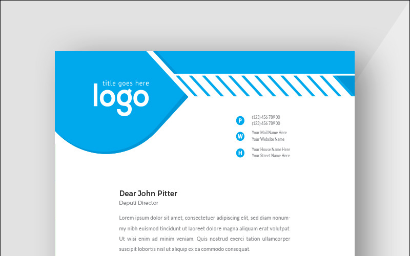 Download Фирменный стиль "Brand - Corporate Identity Template" / Brand - Corporate Identity Template - Фирменный стиль на тему графика simply graphics template clean professional illustration logo style letter corporate print layout creative abstract corporation contract business letterhead headline vector