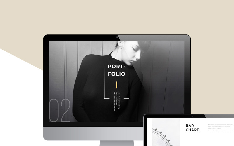 Elegante modello di PowerPoint minimale