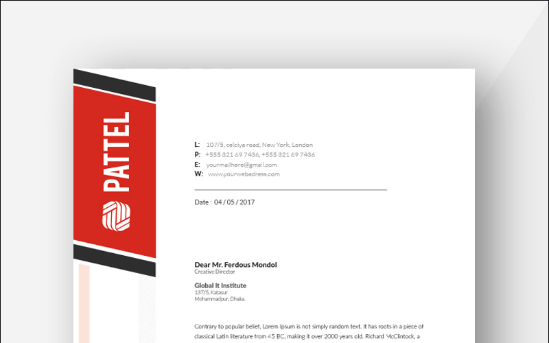 Download Фирменный стиль "Matchika - Corporate Identity Template" / Matchika - Corporate Identity Template - Фирменный стиль на тему графика simply graphics template clean professional illustration logo style letter corporate print layout creative abstract corporation contract business letterhead headline vector