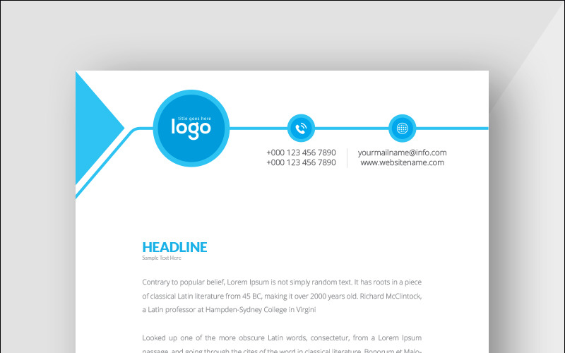 Download Фирменный стиль "Nganda - Corporate Identity Template" / Nganda - Corporate Identity Template - Фирменный стиль на тему графика letter corporate print layout creative abstract corporation contract business letterhead headline vector company design identity paper modern presentation official document