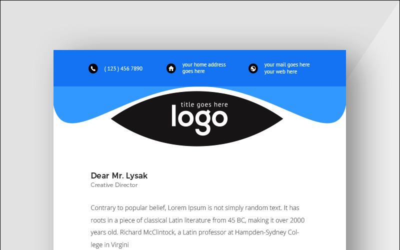 Download Фирменный стиль "Uniqeya - Corporate Identity Template" / Uniqeya - Corporate Identity Template - Фирменный стиль на тему графика simply graphics template clean professional illustration logo style letter corporate print layout creative abstract corporation contract business letterhead headline vector