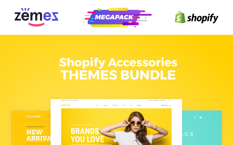 комплект аксессуаров тема shopify
