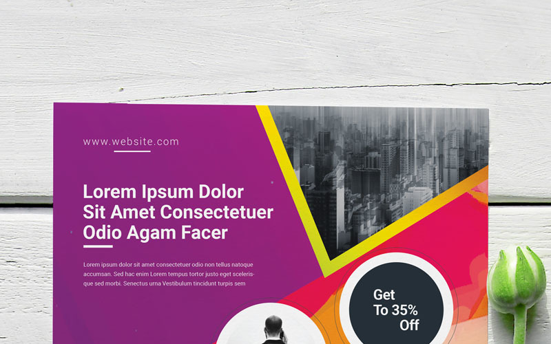 Download Фирменный стиль "Brand - Flyer - Corporate Identity Template" / Brand - Flyer - Corporate Identity Template - Фирменный стиль на тему графика flyer corporate corporate creative flyer travel business card card liflet computer internet stationery id kit blue hi-quality official symple green