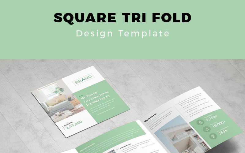 Download Фирменный стиль "Buckland Real Estate Square Trifold Brochure - Corporate Identity Template" / Buckland Real Estate Square Trifold Brochure - Corporate Identity Template - Фирменный стиль на тему графика publication layout magazine trifold square template advertisement catalog annual design vector business abstract print corporate leaflet company profile unique real-estate