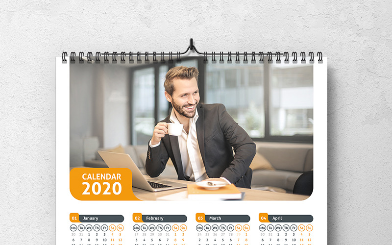 Download Фирменный стиль "Calendar 2020 With 3 Color Styles Planner" / Calendar 2020 With 3 Color Styles Planner - Фирменный стиль на тему графика calendar,2020,clean,company,creative,design,image,logo,modern,month,new,year,office,red,green,photo,print,ready,template,unique