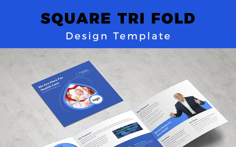 Download Фирменный стиль "Compton Medical Square Tri fold Brochure - Corporate Identity Template" / Compton Medical Square Tri fold Brochure - Corporate Identity Template - Фирменный стиль на тему графика publication layout magazine trifold square template advertisement catalog annual design vector business abstract print corporate leaflet company profile unique medical