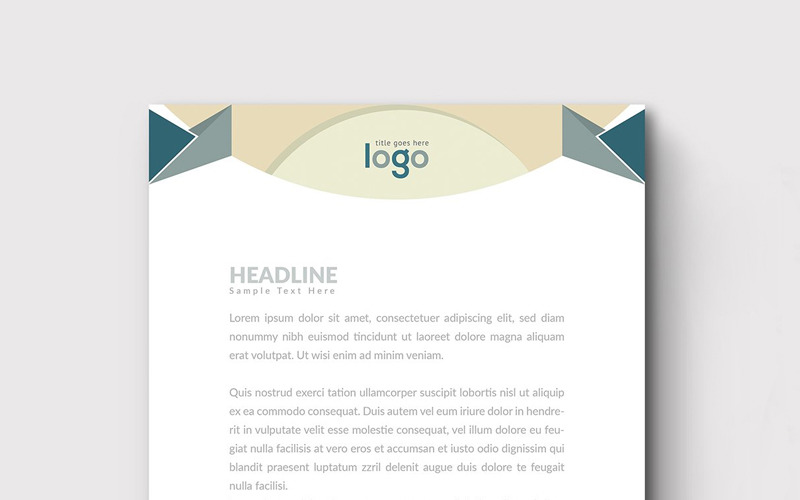 Download Фирменный стиль "Design Pro Letterhead - Corporate Identity Template" / Design Pro Letterhead - Corporate Identity Template - Фирменный стиль на тему графика simply graphics template clean professional illustration logo style letter corporate print layout creative abstract corporation contract business letterhead headline vector