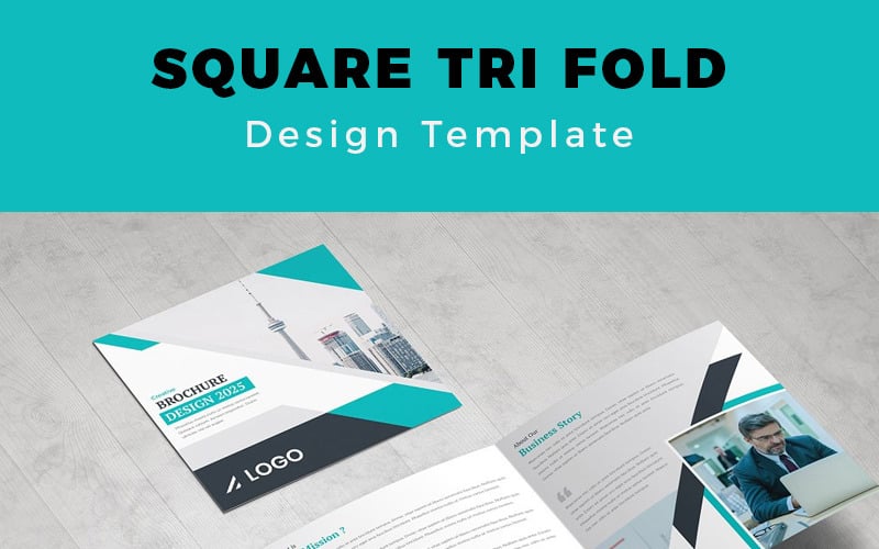Graminor Square Trifold Brochure - Corporate Identity Template