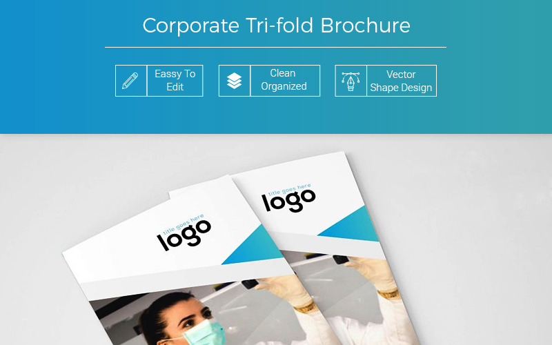 Nagli Medical Dreifach-Broschüre - Corporate Identity Template